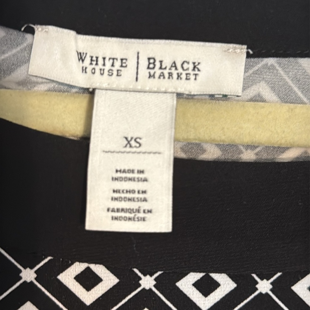 WHBM black and white tunic - Picture 4 of 4